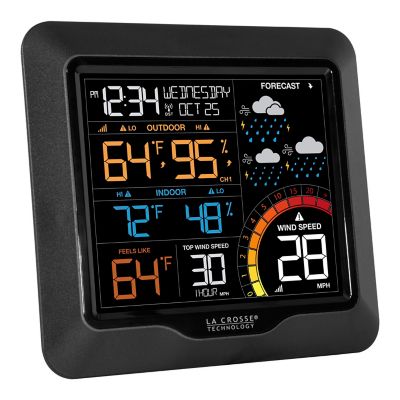 Image showing  Wind Speed Weather Station with Color Display