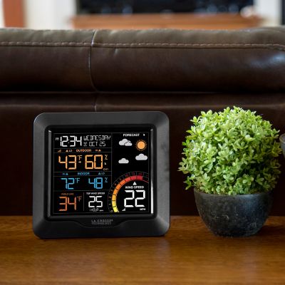 Image showing  Wind Speed Weather Station with Color Display