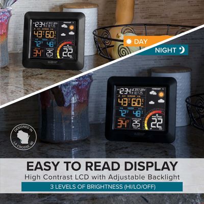 Image showing  Wind Speed Weather Station with Color Display