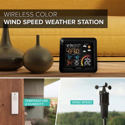 Image showing 8 th La Crosse Technology Wind Speed Weather Station with Color Display