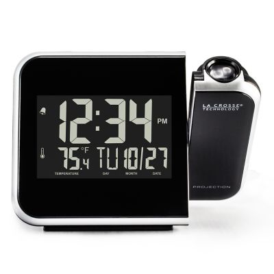 Image showing  Projection Alarm Clock with Indoor Temp and Humidity