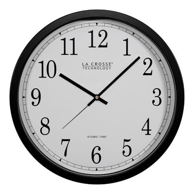 La Crosse Technology 14 in. Atomic Analog Wall Clock