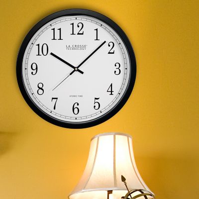 Image showing  Atomic Analog Wall Clock, 14 in.