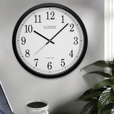 Image showing  Atomic Analog Wall Clock, 14 in.