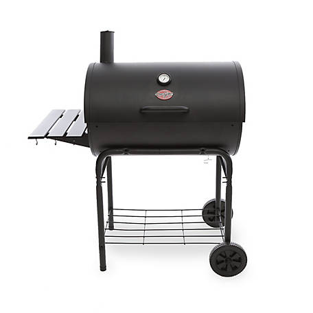 Char-Griller Charcoal Deluxe Barrel Grill, 850 sq. in. Cooking Space