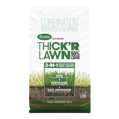 Scotts 12 lb. 1,200 sq. ft. Turf Builder Thick'R Lawn Tall Fescue Grass Seed Mix