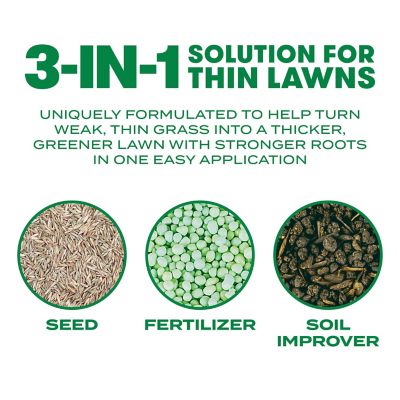 Image showing  12 lb. 1,200 sq. ft. Turf Builder Thick'R Lawn Tall Fescue Grass Seed Mix