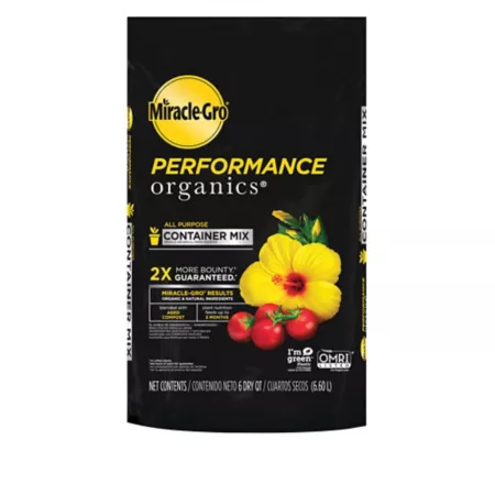 Miracle-Gro 6 quart Performance Organics All Purpose Container Mix Potting Soil