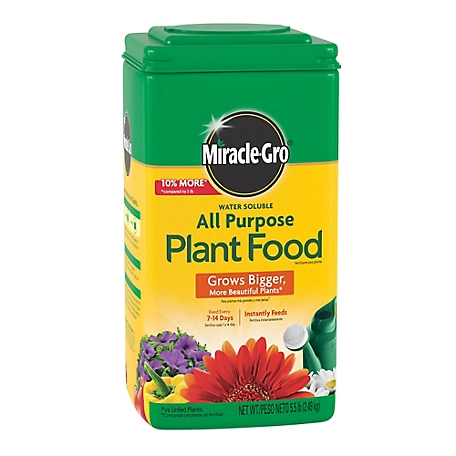 Miracle-Gro 5.5 lb. 2,200 sq. ft. Water Soluble All-Purpose Plant Food