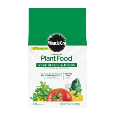 Miracle-Gro 2 lb. 800 sq. ft. Water Soluble Plant Food Vegetables and Herbs