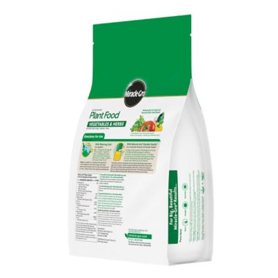 Image showing 9 th Miracle-Gro 2 lb. 800 sq. ft. Water Soluble Plant Food Vegetables and Herbs