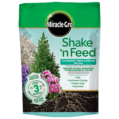 Miracle-Gro 8 lb. 480 sq. ft. Shake 'N Feed Flowering Trees and Shrubs Plant Food