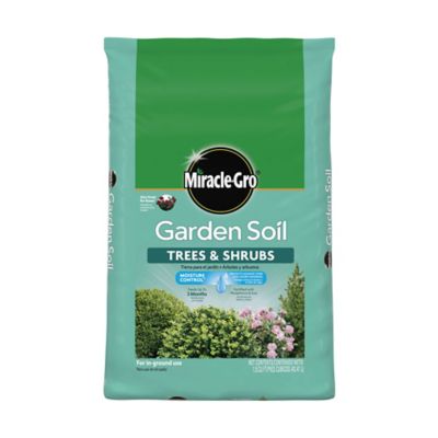 Miracle-Gro Garden Soil Trees & Shrubs, 1.5 cu. ft. Great soil health with Miracle-Grow soil