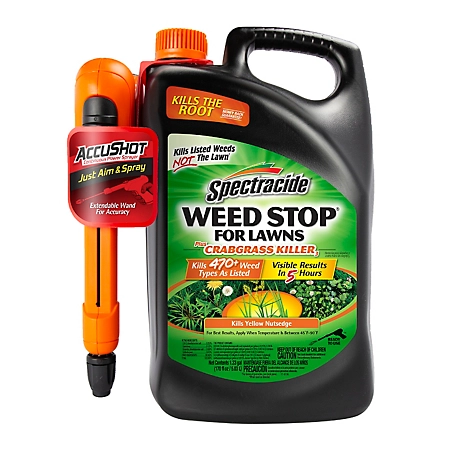 Spectracide 1.3 gal. Weed Stop for Lawns Plus Crabgrass Killer with 1.3G AccuShot Sprayer