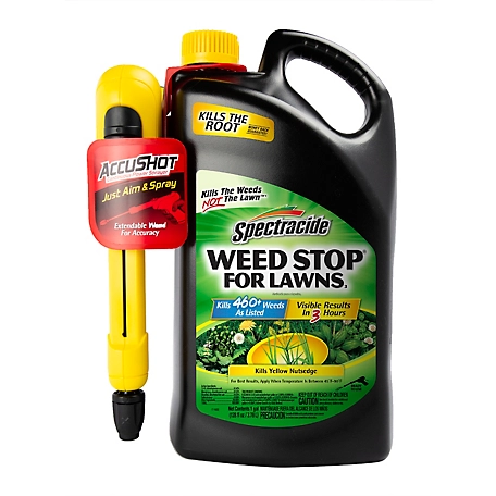 Spectracide 1 gal. Weed Stop Weed Preventer for Lawns with AccuShot Continuous Power Sprayer