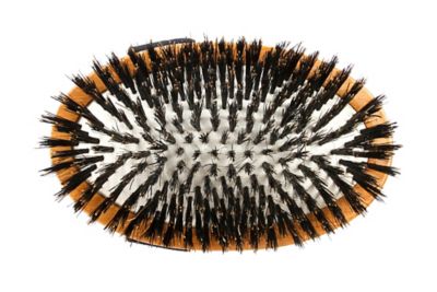 Style + Shine Boar Bristle Brush- Black