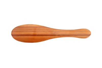 Image showing  Shine & Condition Pet Brush, 100% Premium Natural Bristle, Pure Bamboo Handle, Full Oval, Oak Wood Finish, A14 - DB