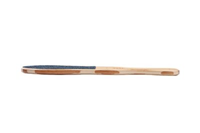 Image showing  Pet Pad Buffer, Pure Bamboo Handle Striped Finish, A25 - SB