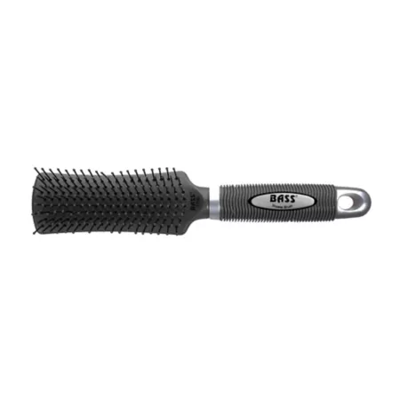 Bass The Shower Brush 706P SMK Professional Grade Nylon Pet Pin Brush with Rubber Handle Pet Brushes & Combs