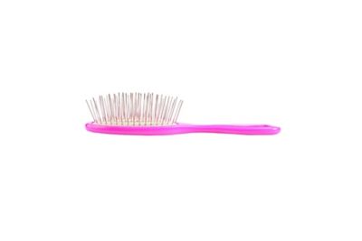 Image showing  Style & Detangle Pet Brush, 100% Premium Alloy Pin, High Polish Acrylic Handle, Small, Oval, 57 - PYP