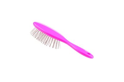 Image showing  Style & Detangle Pet Brush, 100% Premium Alloy Pin, High Polish Acrylic Handle, Small, Oval, 57 - PYP