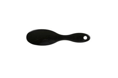 Image showing  Style & Detangle Pet Brush, 100% Premium Alloy Pin, High Polish Acrylic Handle, Small, Oval, Black Finish, 57 - JTL