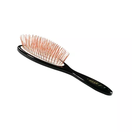 Low Style Detangling Pet Brush 100% Premium Alloy Pin Highly Polished Acrylic Handle Large Oval 58 - JTL Pet Brushes & Combs