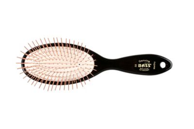 Image showing  Style & Detangle Pet Brush, 100% Premium Alloy Pin, High Polish Acrylic Handle, Large, Oval, 58 - JTL