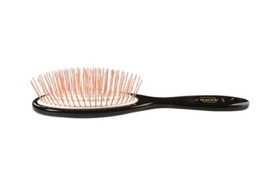 Image showing  Style & Detangle Pet Brush, 100% Premium Alloy Pin, High Polish Acrylic Handle, Large, Oval, 58 - JTL