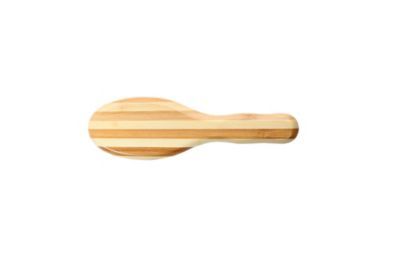 Image showing  The Green Brush Style & Detangle Pet Brush, 100% Premium Bamboo Pin, Pure Bamboo Handle, Small, Oval, Striped Finish, 15P