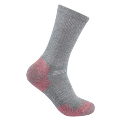 Carhartt Midweight Cotton Blend Crew Sock 3 pk., SC2823WBLK-M