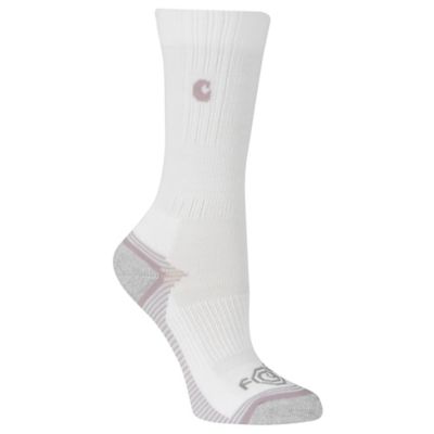 Carhartt Women's Force Performance Work Crew Socks, 3-Pairs