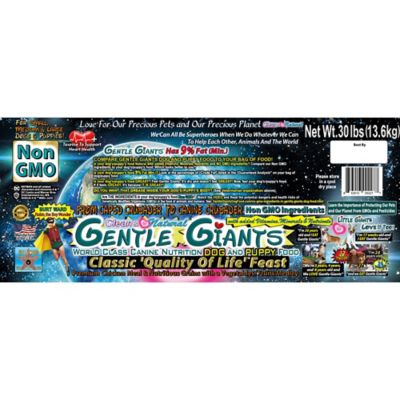 Image showing 6 th Gentle Giants All Life Stages Dog and Puppy Natural Non-GMO Chicken Recipe Dry Dog Food