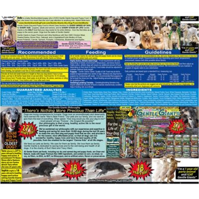 Image showing 7 th Gentle Giants All Life Stages Dog and Puppy Natural Non-GMO Chicken Recipe Dry Dog Food