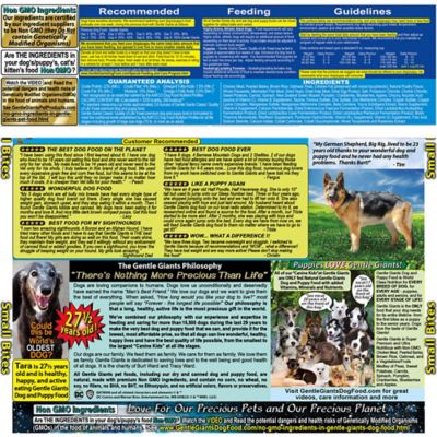Image showing 7 th Gentle Giants All Life Stages Dog and Puppy Natural Non-GMO Chicken Recipe Dry Dog Food