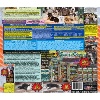 Image showing 5 th Gentle Giants All Life Stages Natural NON-GMO Grain-Free Salmon Recipe Dry Dog Food, 18 lb. Bag