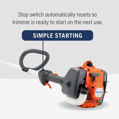 Image showing  122C 17 in. 22cc Curved Shaft Gas String Trimmer, 2-Cycle
