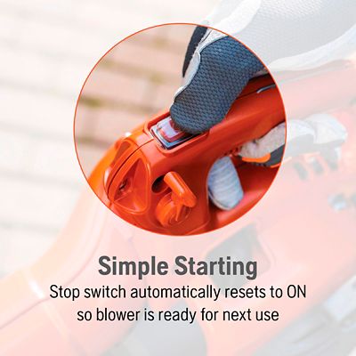 Image showing 6 th Husqvarna 125B 170 MPH/470 CFM 28cc Gas Handheld Leaf Blower