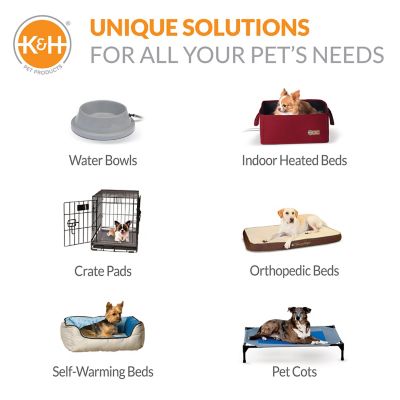 Image showing 7 th K&H Pet Products Pet Cot House, Navy