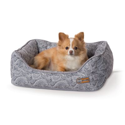K H Pet Products 30w Thermo Water Small Bolster Dog Bed Gray 17 In X In At Tractor Supply Co