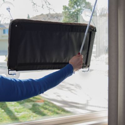 Image showing  EZ Mount Kitty Sill Deluxe Cat Window Bed with Bolster