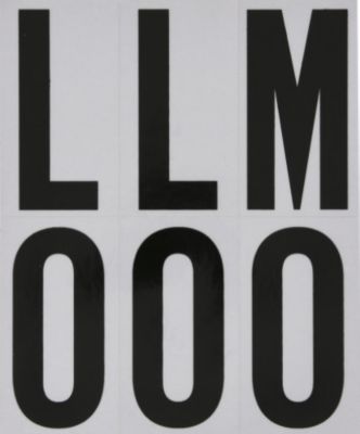 Image showing  3 in. Mylar Reflective-B/S-Packaged-Letter