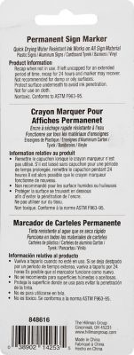 Image showing  Sharpie Sign Marker, Black