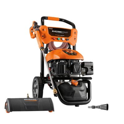 Generac 3,100 PSI 2.5 GPM Gas Cold Water Electric-Start Pressure Washer Kit, OHV Engine