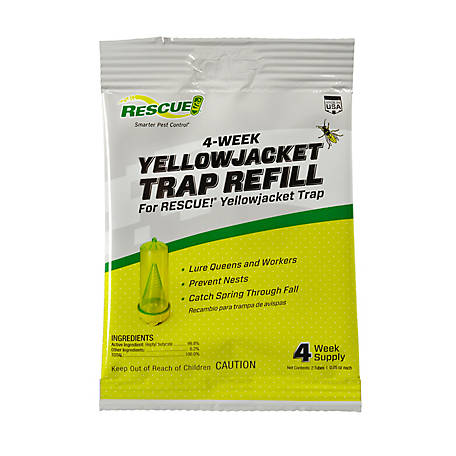 Rescue Non-toxic Yellowjacket Trap Attractant Refill 4 Weeks for sale online 