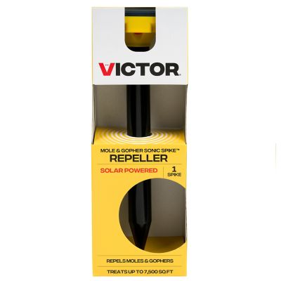 Victor 8 cu. in. Mole and Gopher Solar Sonic Spike Repellent