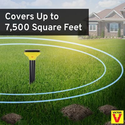Image showing  8 cu. in. Mole and Gopher Solar Sonic Spike Repellent