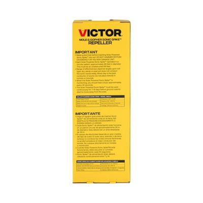 Image showing 8 th Victor Pest 8 cu. in. Mole and Gopher Solar Sonic Spike Repellent