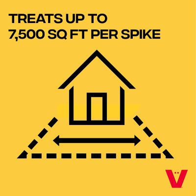 Image showing  8 cu. in. Mole and Gopher Sonic Spike Repellent, 2-Pack