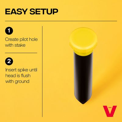 Image showing  8 cu. in. Mole and Gopher Sonic Spike Repellent, 2-Pack